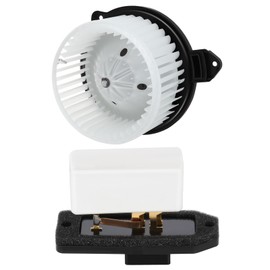 SCITOO HVAC Heater Blower Motor and Resistor Fit for 2002-2008 Dodge for Ram 1500/2002-2006 Dodge for Ram 2500/2002-2006 Dodge for Ram 3500 OE Replaces #700012, 5012701AB, 5096255AA, 5096256AA, PM9198