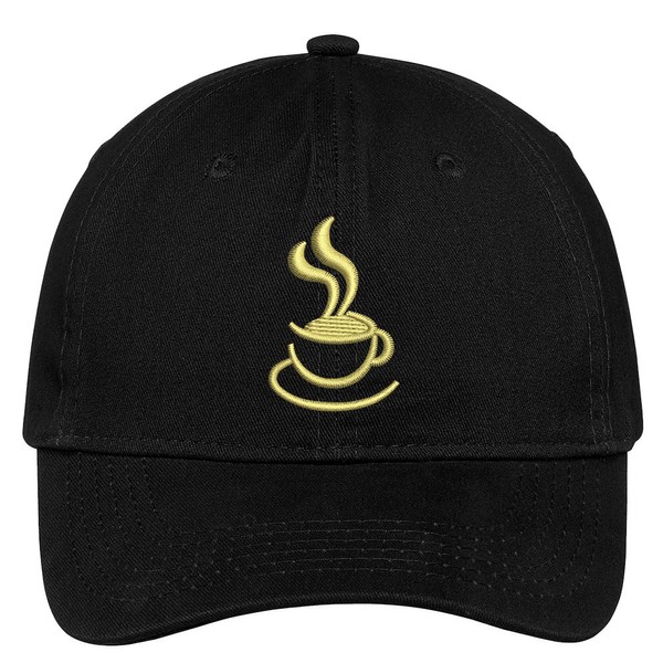 Trendy Apparel Shop Coffee Cup Embroidered Low Profile Deluxe Cotton