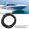 5mm/0.2in Black Cord Protector Self Wrapping Wire Loom High Temperature