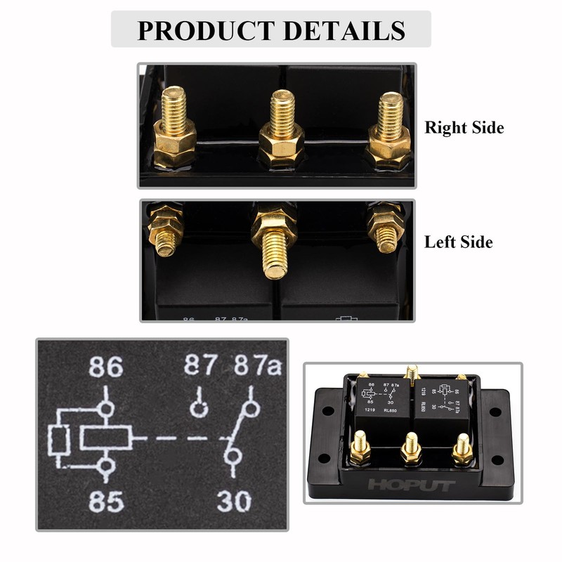 HOPUT Forward and Reverse Relay Module for Tarp or Winch
