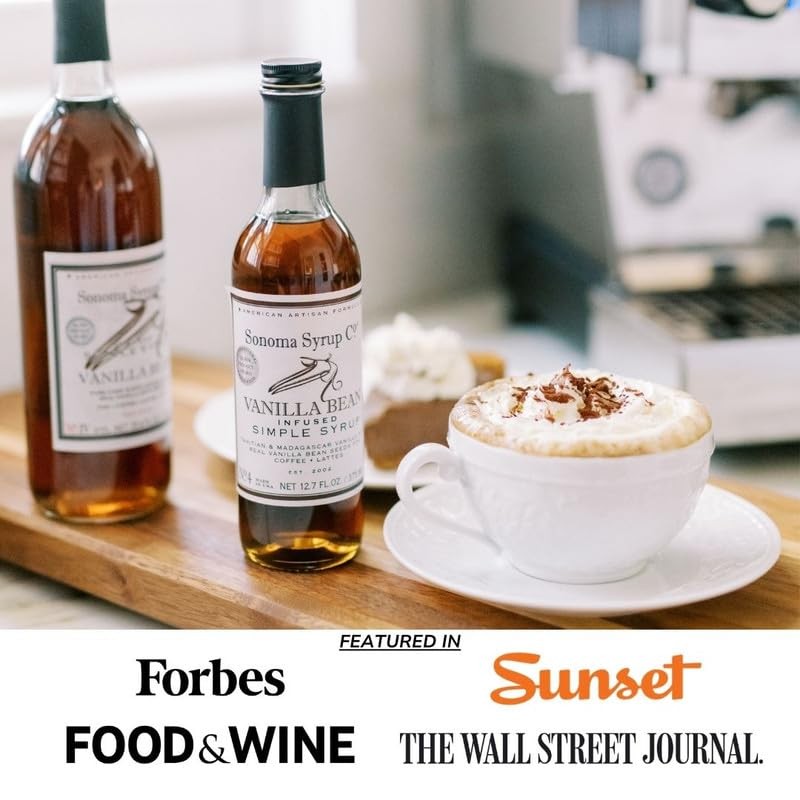 Sonoma Syrup Co Vanilla Bean Infused Syrup, 25.4 Fl Oz