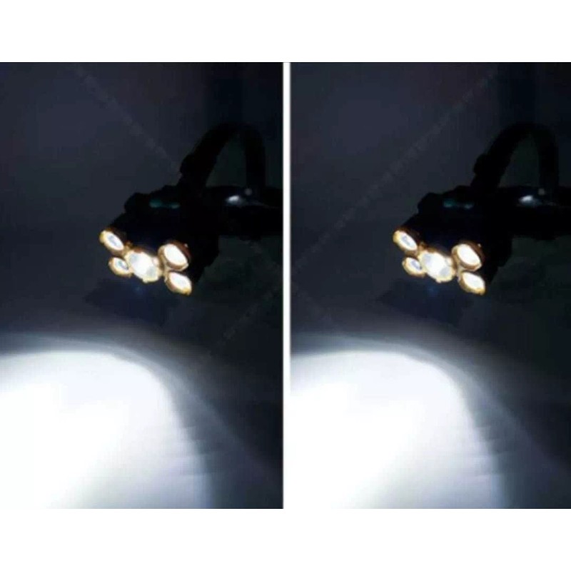 Yuqing Lampara De Cabeza Linterna Frontal Con 4 Modos Recargable