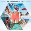 Rocorose - Pantalones cortos para mujer, de secado rápido, cintura