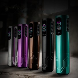 DGT URBAN-2 Tattoo Pen Machine – Rotary Tattoo Machine with 2000mAh Battery, 3.5mm Stroke, 3-12V Adjustable Voltage, 10000RPM, Aviation Aluminum for Lining & Shading (Black)