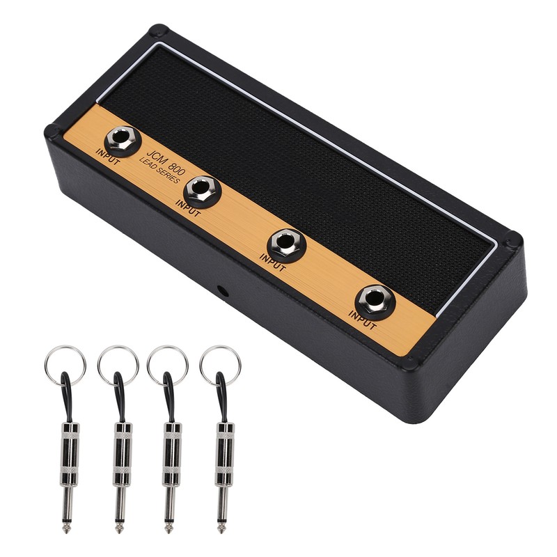 Wall Mounted Guitar Key Holder Hanger Rack Hanging Keychain Holder
