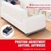 Happybuy 660 lbs Capacity Appliance Rollers, Extendable Mobile Fridge Stand