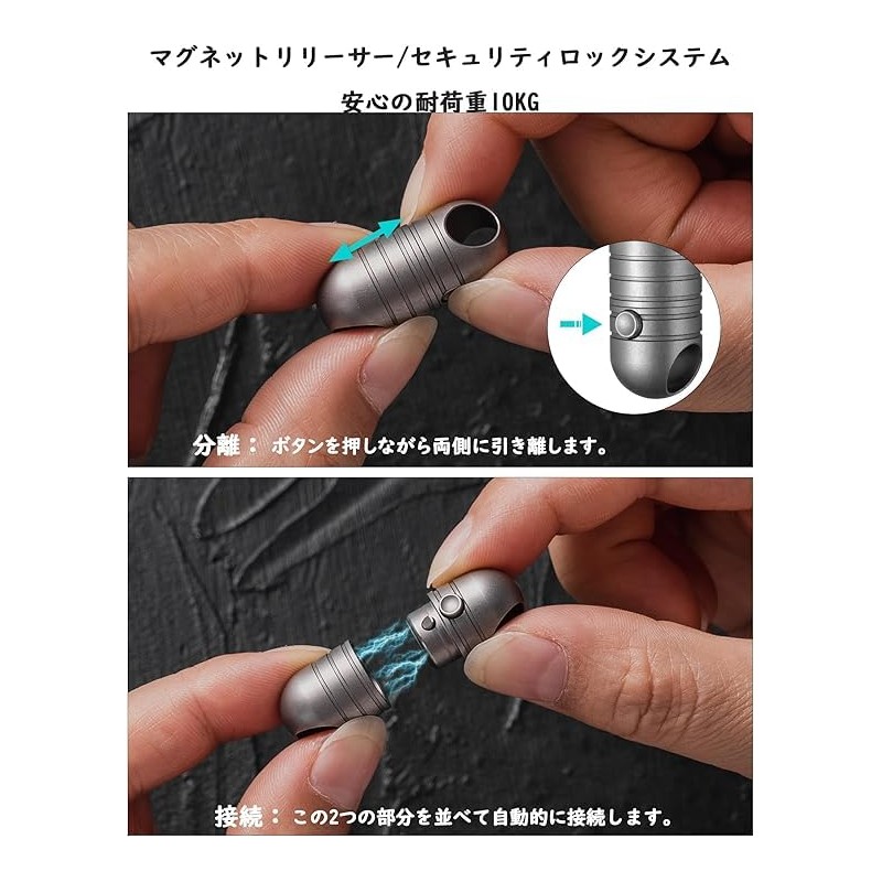 TIMULTI Magnetic Releaser, Key Holder, Stylish, Includes Key Ring, Load