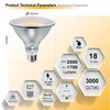EACLL EACLL E27 PAR38 LED Warmwei? 18W Ersetzt 120W Halogen