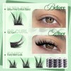 Cat Eye Lash Clusters Fairy Eyelash Clusters Wispy Wet Cluster