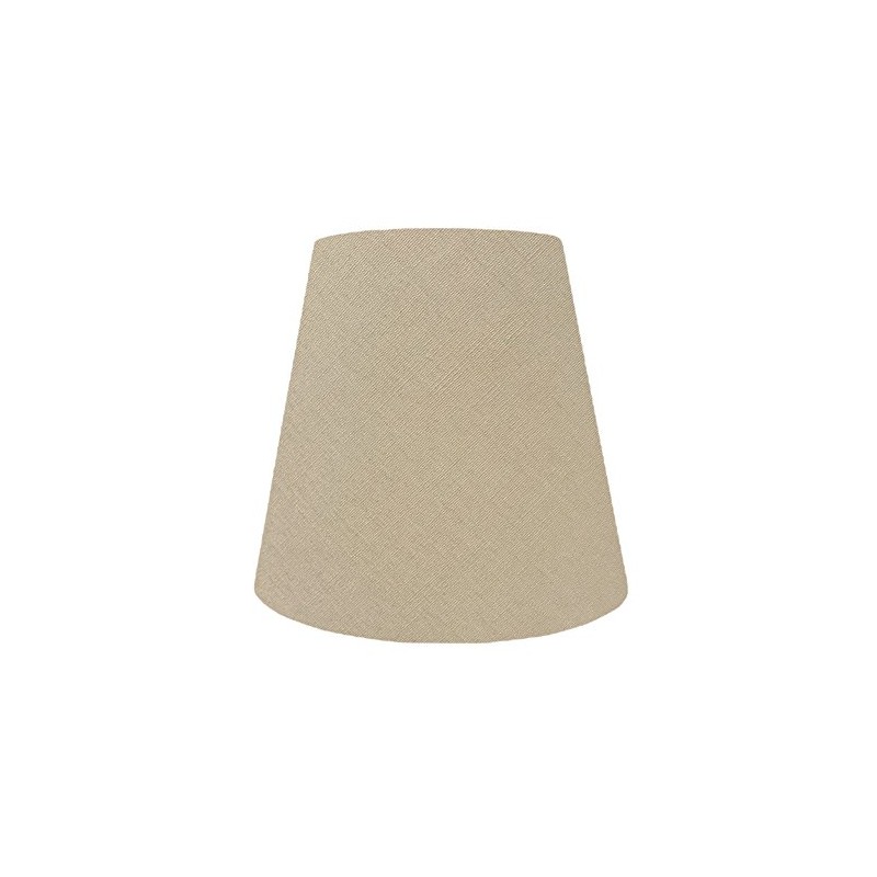 lamp-shade K-20130 Catch Type Replacement Lampshade, Cotton Cloth, Beige, Diameter