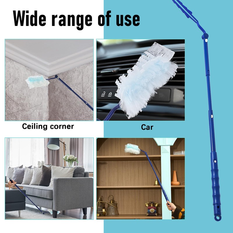 Colingmill 4 Pcs 3 ft Replacement Handles Compatible with Duster