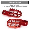 PSLER Dirt Bike Foot Pegs,Motorcycle Footpegs CNC Foot Pedals Rests