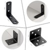 L-Shaped Metal Fittings, Set of 10, Angle Brackets, 1.6 x