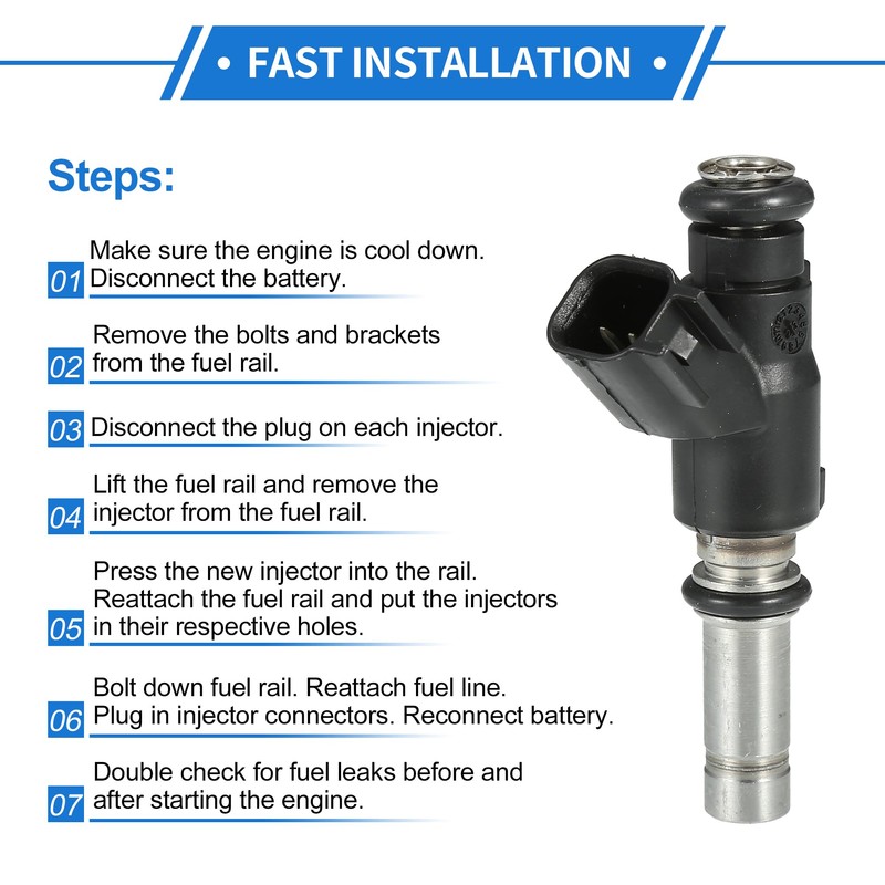 VekAuto 4 Pcs Fuel Injector Compatible for OPEL for Astra