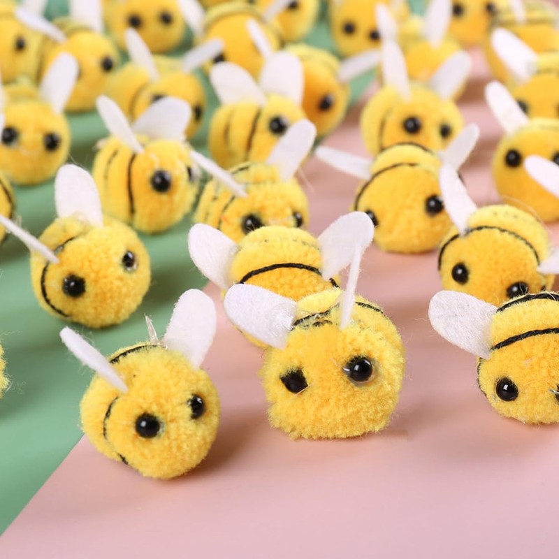 Rockreyoa 5 cm Large Pompoms Fluffy Plush Balls Fabric Balls