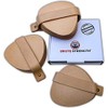 Brute Strength - Full grain leather coasters - Natural -