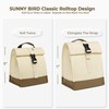 SUNNY BIRD Insulated Lunch Bag Rolltop Lunch Box Medium Lunch