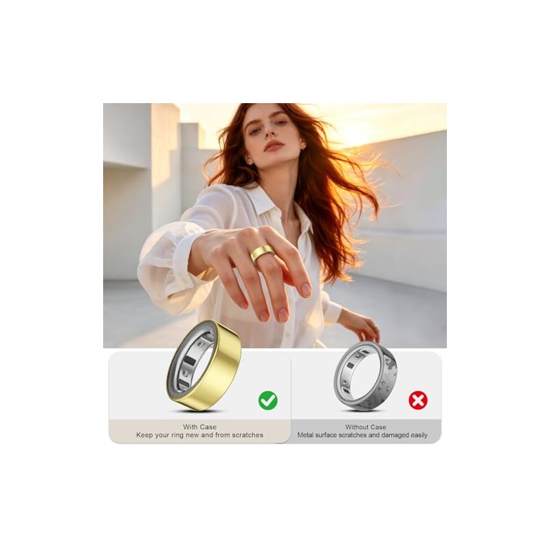 3-Pack Oura Ring Covers - Ultra-Thin TPU Protectors for Gen