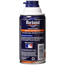 Barbasol Thick & Rich Shaving Cream, Sensitive Skin 10 oz (Pack of 3)