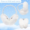Gvhntk Winter Ear Muffs Warm Gloves Set for Women Adjustable