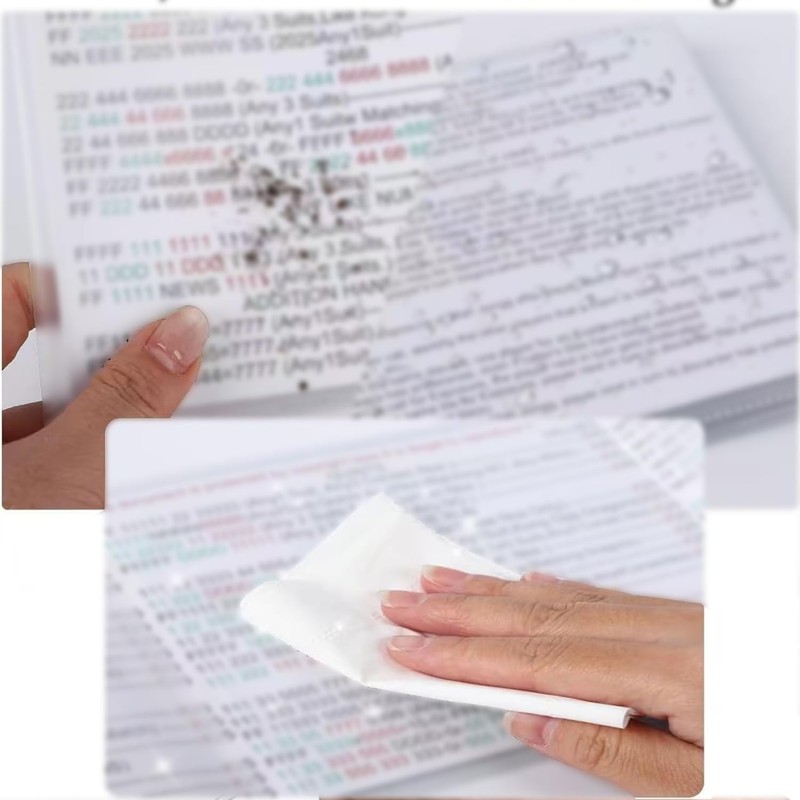 ipnczuat Mahjong Card Holder Set (2-Pack) for Large Print NMJL