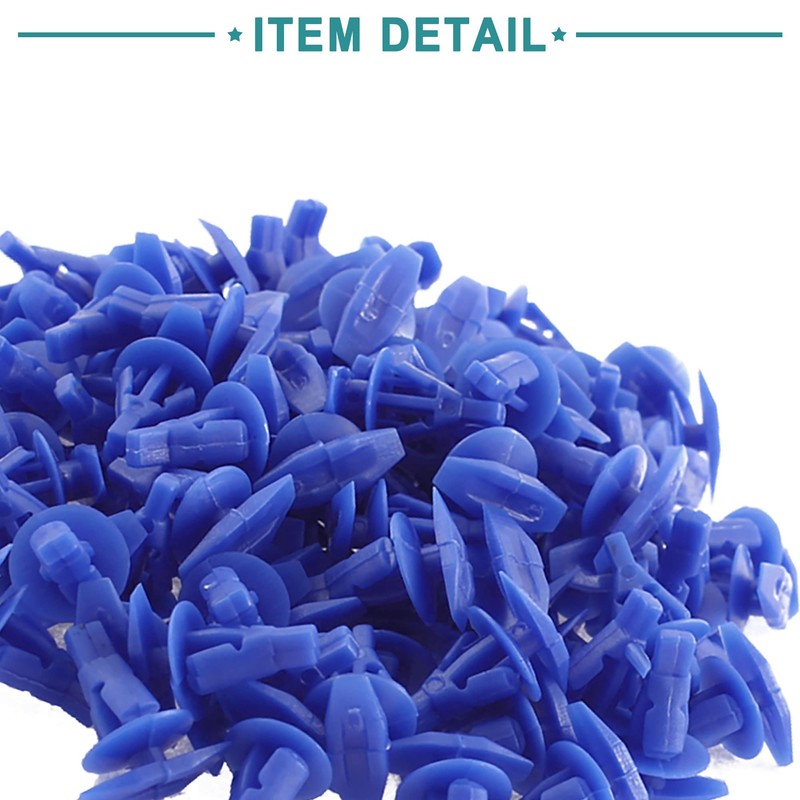 ACROPIX 7.5mm Hole Plastic Car Door Trim Panel Clip Rivet
