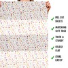 White Wrapping Paper - 6 Sheets Aesthetic Birthday Wrapping Paper