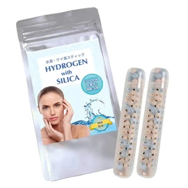 Hydrogen Silica Stack HYDROGEN with SILICA Produces High Concentration Hydrogen Water and Silica Water Simultaneously (2 Bottles)