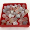 VIE Crystal Mushroom, 2cm, Banded Agate, One Size