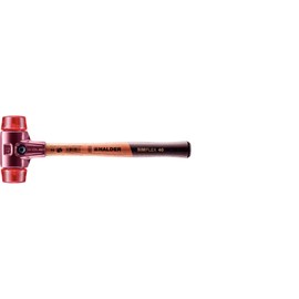Simplex Schonhammer, Plastik; mit Tempergussgehäuse und hochwertigem Holzstiel | D=40 mm | 3006.040