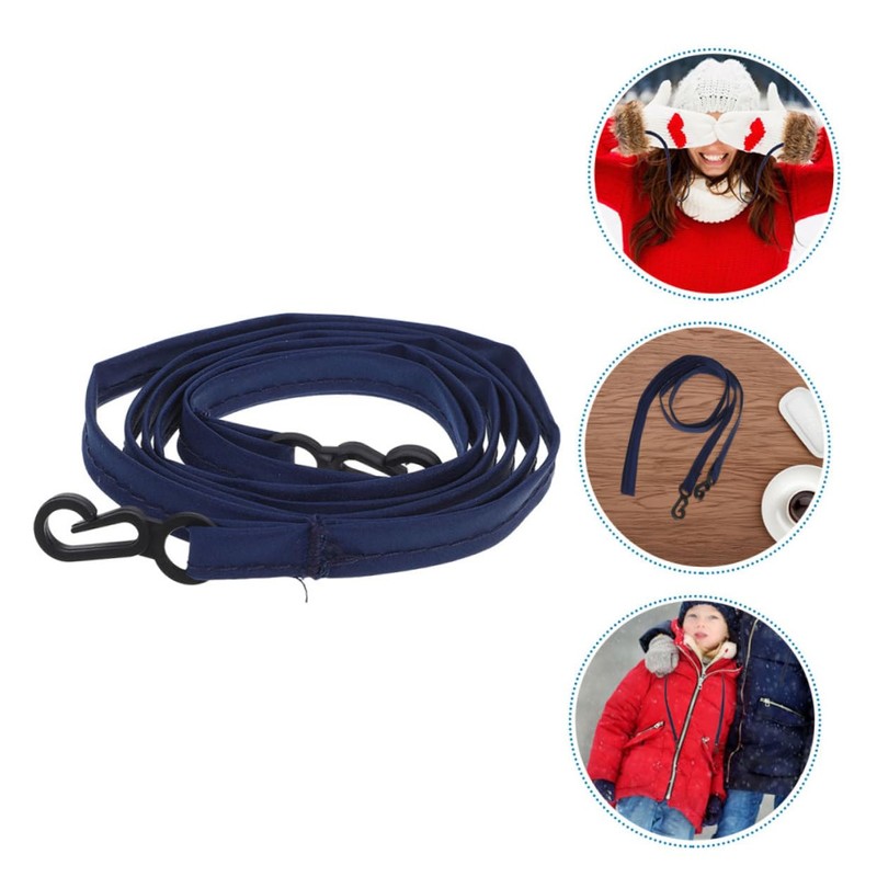 Tofficu 2Pcs Mitten Clips Glove Attachment for Neck Hanging Design