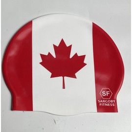 Canada Swim Cap Adult Standard-Size for Competitive or Recreational Swimmer Looking for More Speed. Canada Swimming Cap