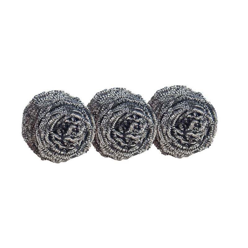 Scotch-Brite Stainless Steel Scrubbers, Scouring Pads for Cleaning Tough Baked-On