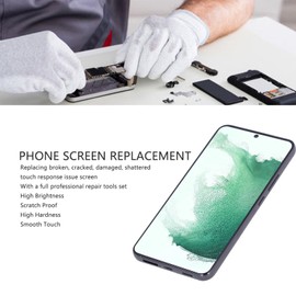 S22+ 5G SM S906B Phone Display Digitizer Assembly Replacement, Vibrant Colors High Contrast True Black, Advanced Touch Layer Screen Response, Complete Tool Set