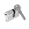 YALE YC101KD324504N1 YC101 Cylinder for Lock, Nickel Plated, Doppio cilindro