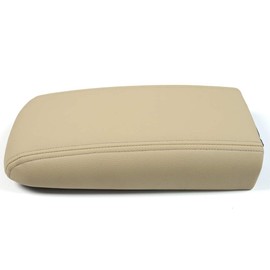 PIT66 Center Console Lid Armrest Cover Kit, Compatible with Chevy Trailblazer/Trailblazer EXT/GMC Envoy 2002-2009, Fit Buick Rainer 2004-2007, Fit Bravada 2002-2004 25998847, 88986007 Beige