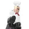 Jwthee Resin Chef Statue, Italian Chef Figurines Fat Chef Kitchen