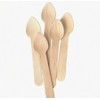 Paquete de 200 Cucharas Desechables de Madera - Medida: 9.5