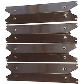 Set of Four Stainless Steel Heat Plates for Brinkmann 810-2410-S, 810-2411-F, 810-2411-S, 810-3885-F, 810-3885-S, 810-4238-0, 810-9490-0