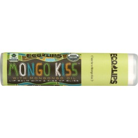 Eco Lips - Organic Mongo Kiss Lip Balm, Unflavored .25 oz by Eco Lips - Producto Original de Alta Calidad, Entrega Rápida y Segura, Garantía Incluida 