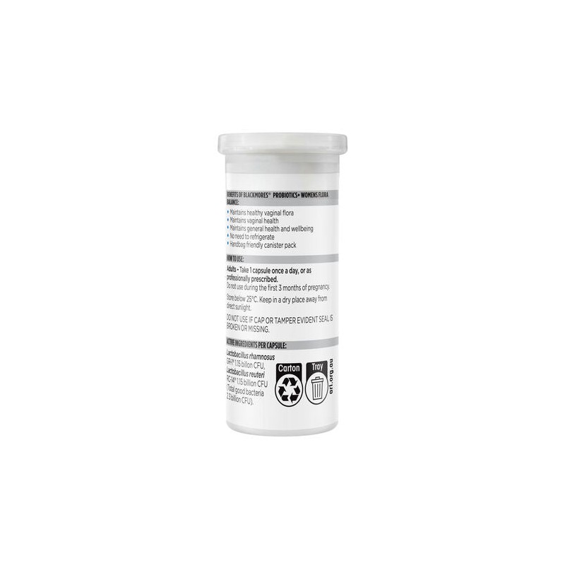 Blackmores Probiotics+ Womens Flora Balance 30 Capsules