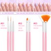 Nail Art Tools Set, 15 Pcs Nail Art Brushes, 5