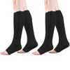 HYCOPROT Zip Compression Socks for Men and Women, 2 Pairs,