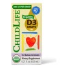 Childlife Vitamina D3 Líquida Sin Sabor Orgánica 400UI 6.25ml Bebés