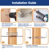 RiaYer 20-Pair Dome Head Invisible Cable Railing Kit, Invisible Receiver