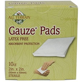 All Terrain Gauze Pads Latex Free - 10 Pads