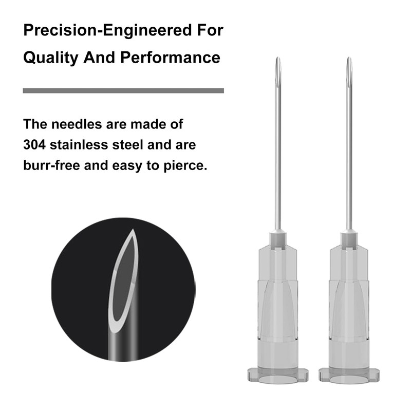 27 Gauge 1.5 Inch Needle, Individually Wrapped, 100 PCS Luer