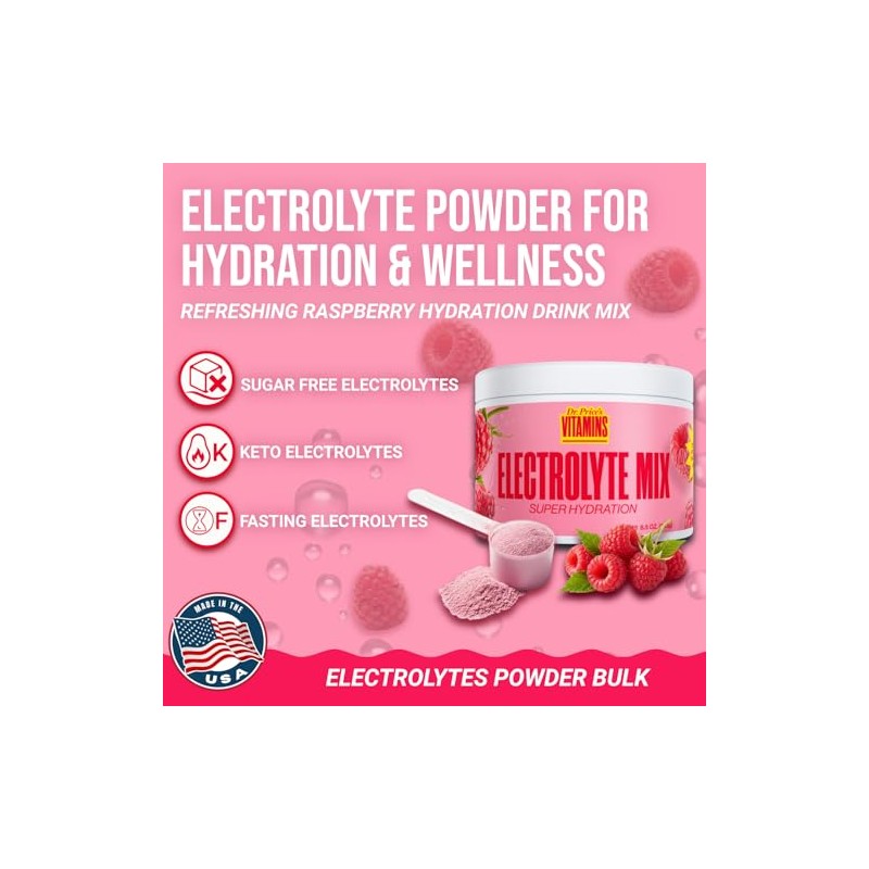 Dr. Prices Vitamins Polvo De Electrolitos Sin Azúcar Del Dr.