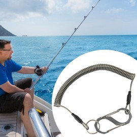 Tool Lanyard - Retractable Fishing Pole Tether | Heavy Duty Fishing Rope, Anti Lost Lanyard for Fishing, Hiking, Camping