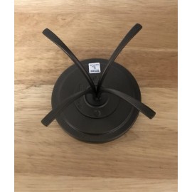 PARTYLITE RUSTIC BROWN PEDESTAL JARS PILLARS SLEEVES AND MORE 4 3/4" DIA. NEW IN